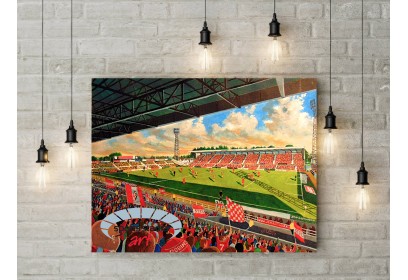 Swindon Town FC County Ground Stadium Wall Art Canvas